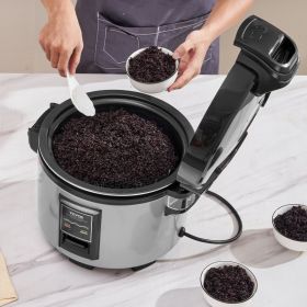 Commercial Rice Cooker 70-Cup Non-Stick Pot 15L 12H Keep Warm Restaurant (Option: Black)